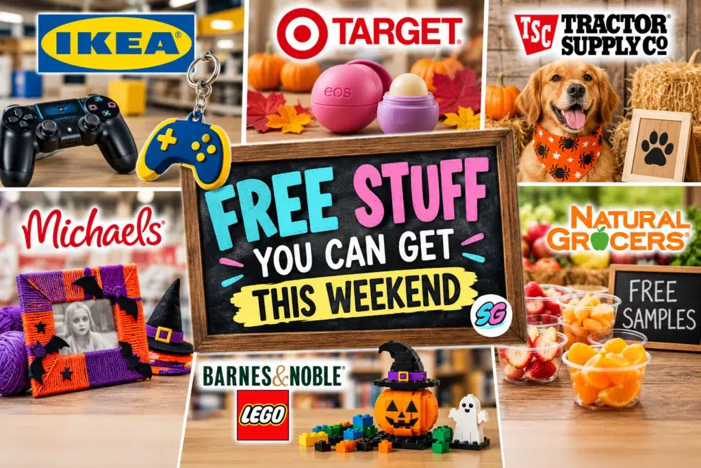 free stuff weekend autumn retail picks