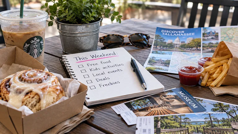 weekend outing planning spread